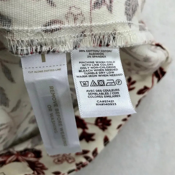 LOFT NWT Ivory with Floral Pattern Shorts Women Various - Picture 8 of 8